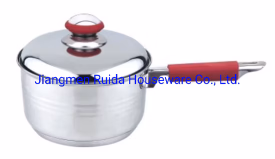 Panela de aço inoxidável dos utensílios de cozinha 2PCS com punho de aço inoxidável
