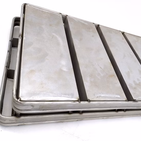 Ferramenta de cozimento doméstico comercial grau alimentício 4 tiras 900g panela antiaderente grelha equipamento de cozimento
